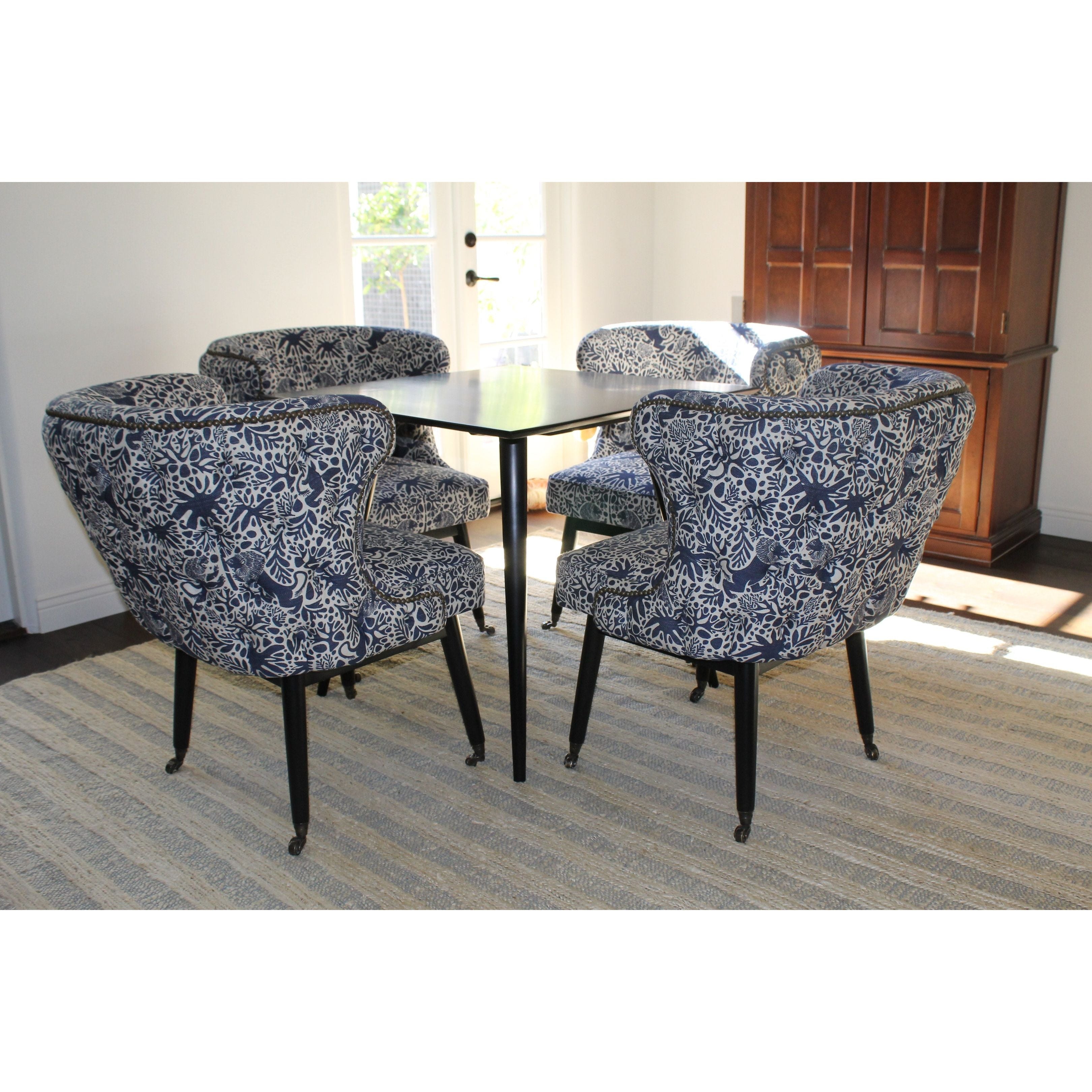 Custom upholstered best sale dining room chairs